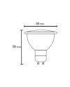 BOMBILLA LED * GU10 8W 100º 4000K